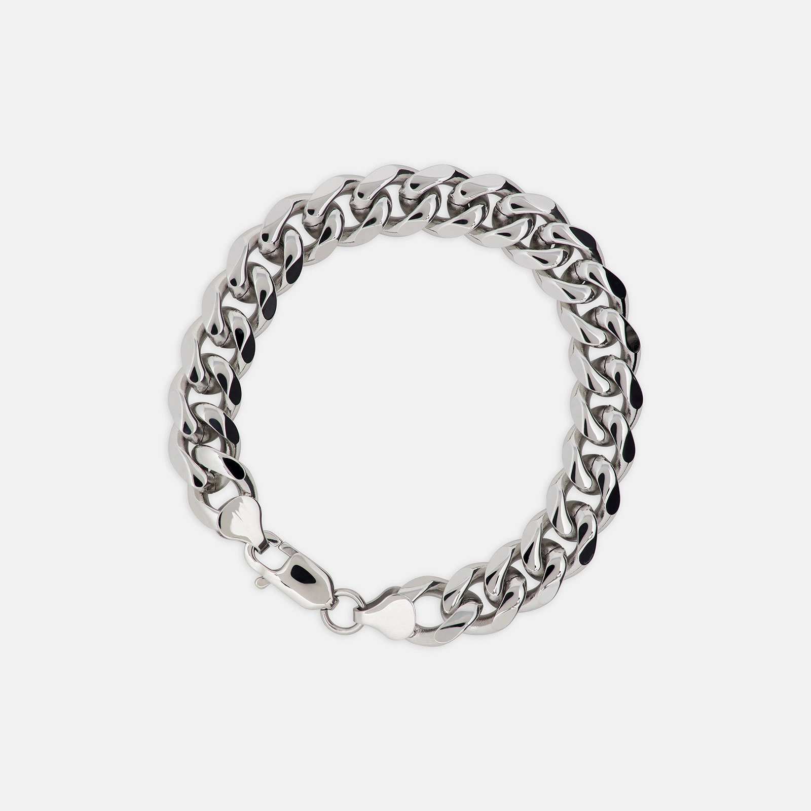 Stålarmband herr -  pansar, 10 mm Stålarmband herr -  pansar, 10 mm