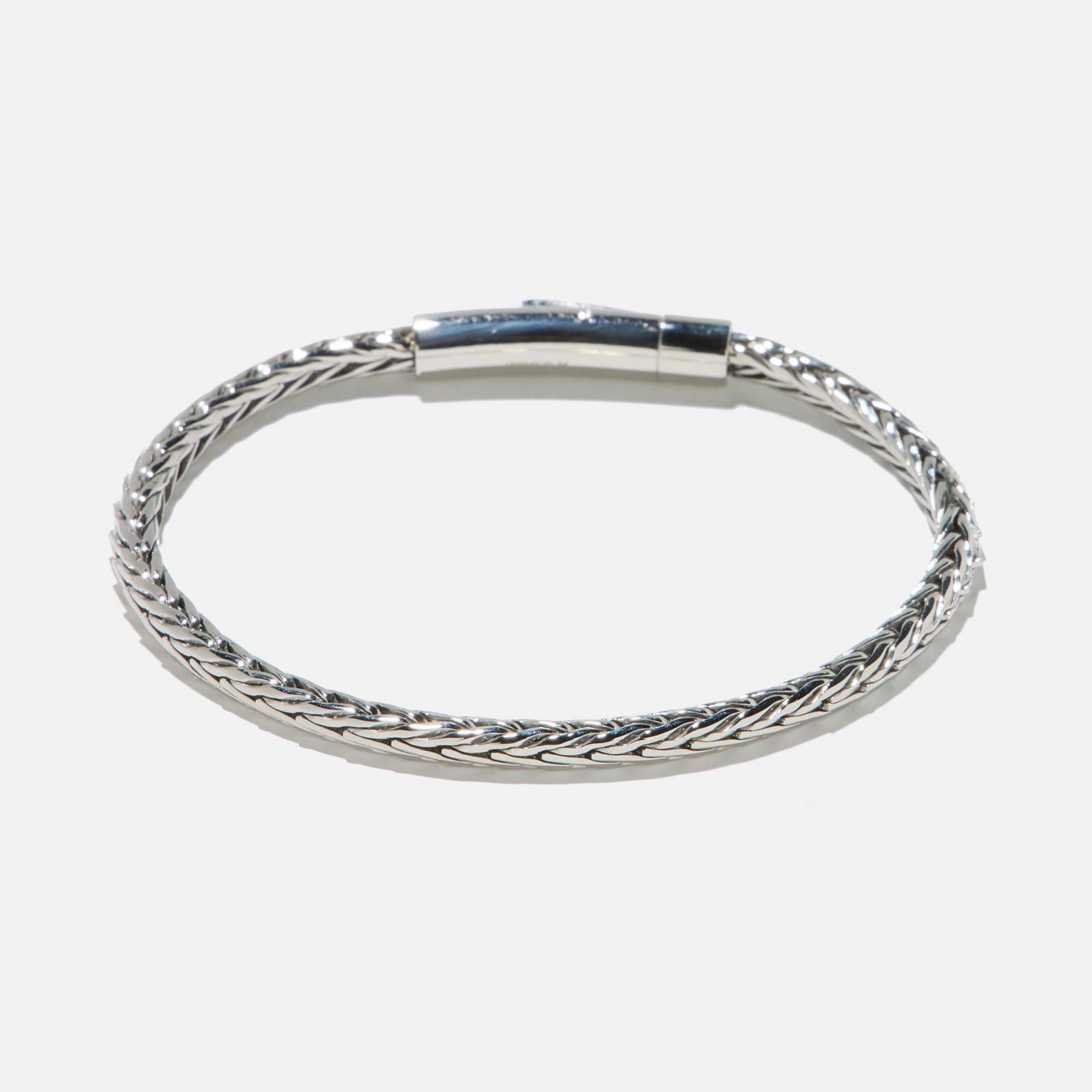 Stålarband herr -  3,5mm bred rund länk Stålarband herr -  3,5mm bred rund länk
