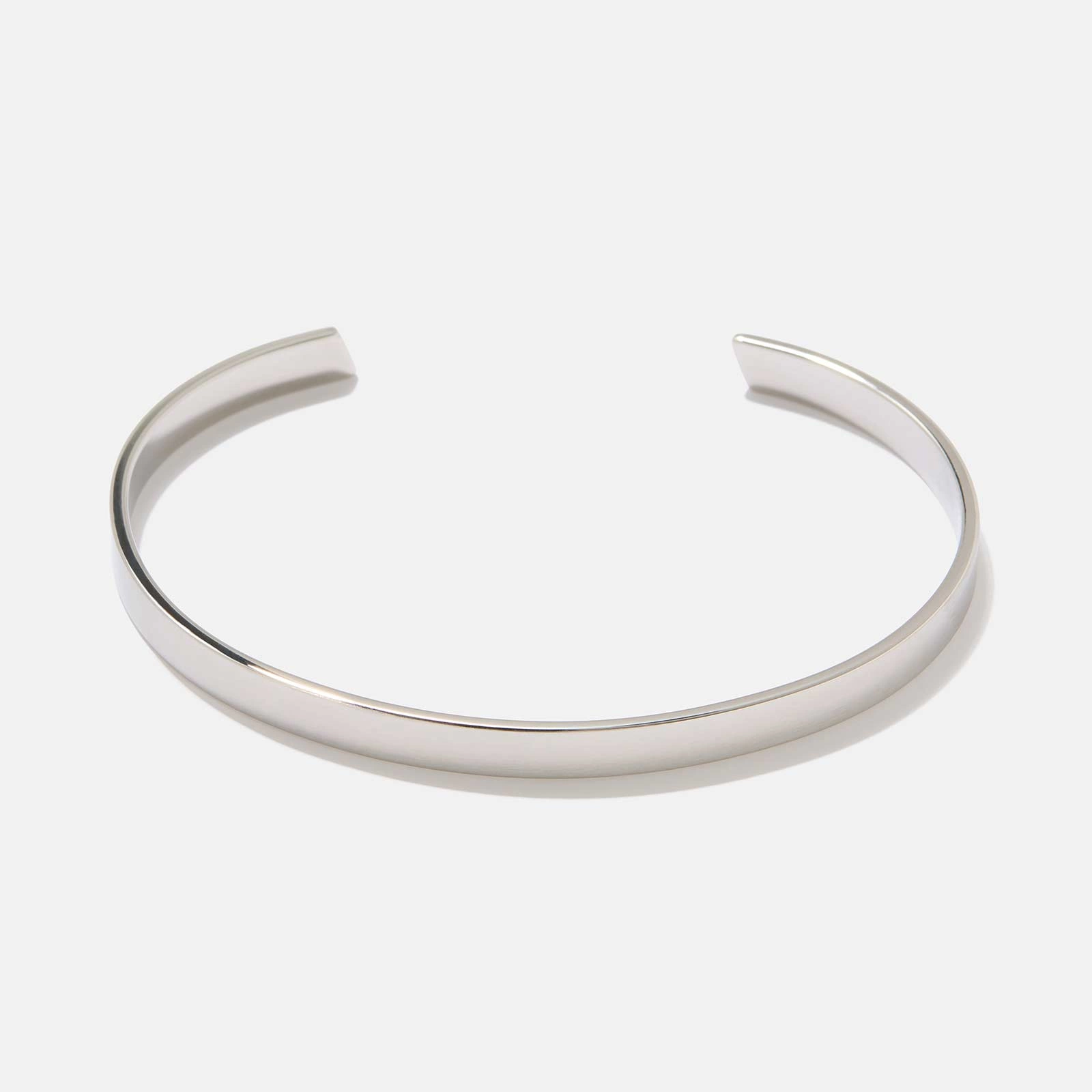 Stålarmband herr - matt Bangle, 5mm bred Stålarmband herr - matt Bangle, 5mm bred