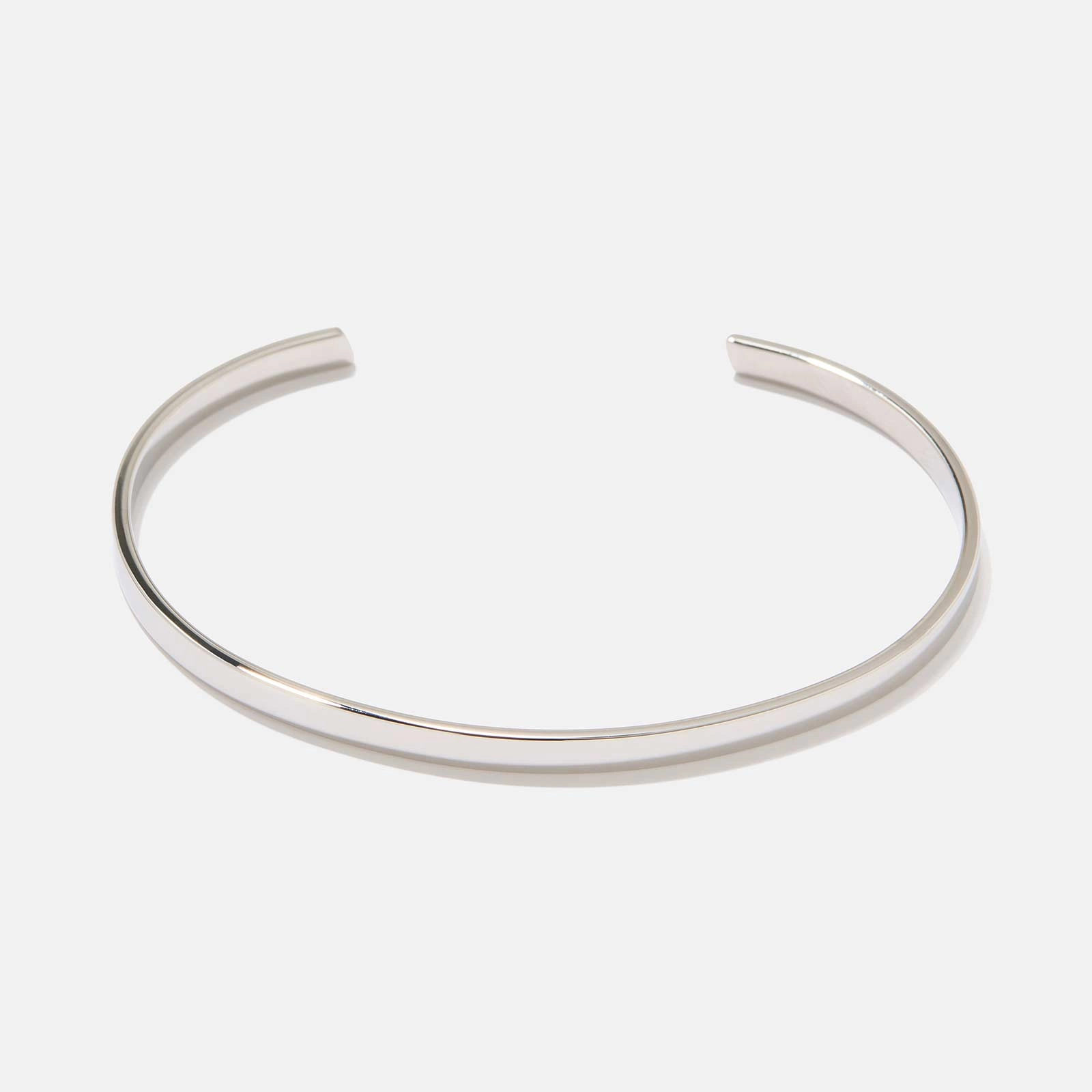 Stålarmband herr - blank Bangle 3,5 mm bred Stålarmband herr - blank Bangle 3,5 mm bred