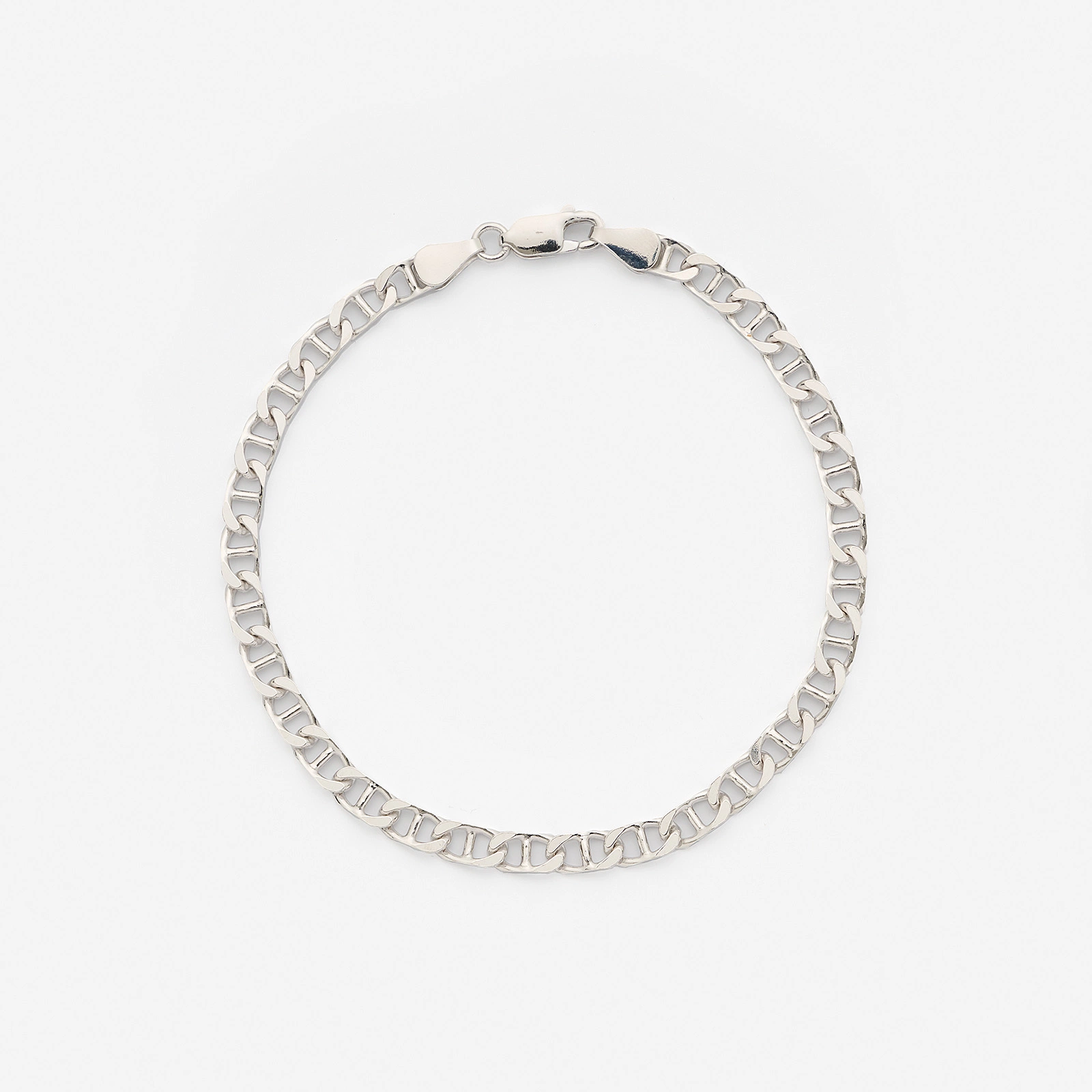 Silverarmband herr, platt ankarkedja Silverarmband herr, platt ankarkedja